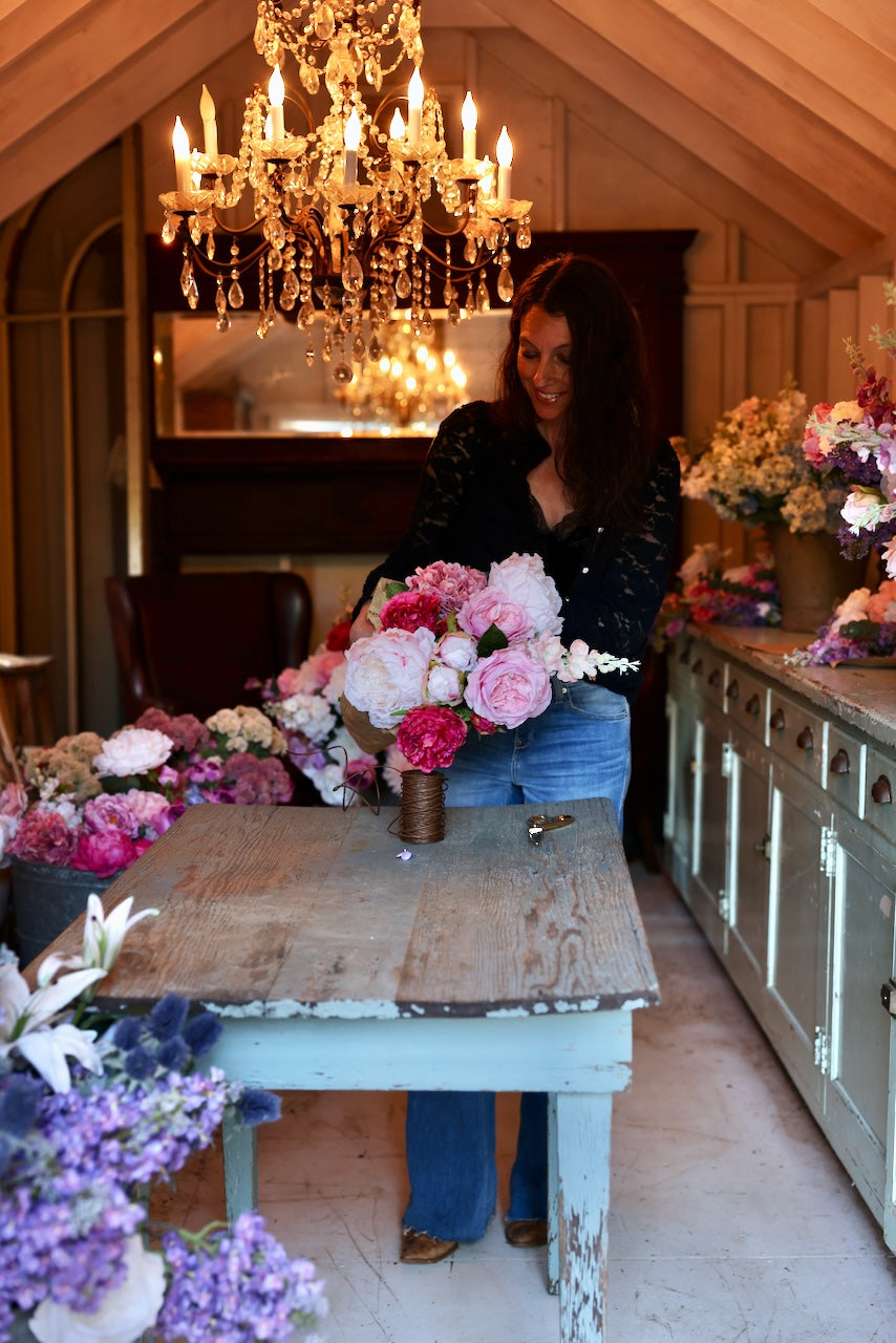 Garden Roses & Peonies Bouquet