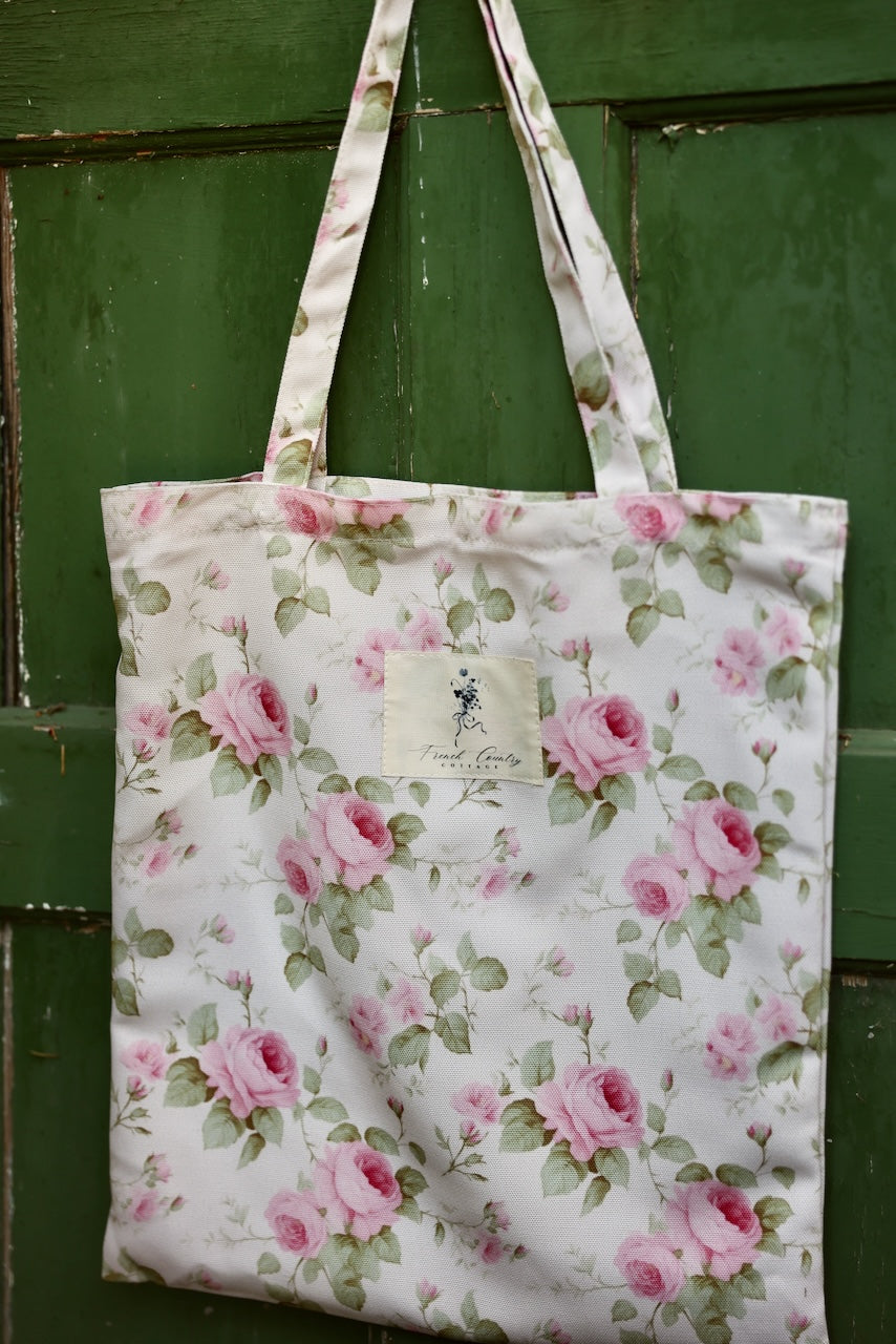 Exclusive Vintage Floral Tote - Garden Roses
