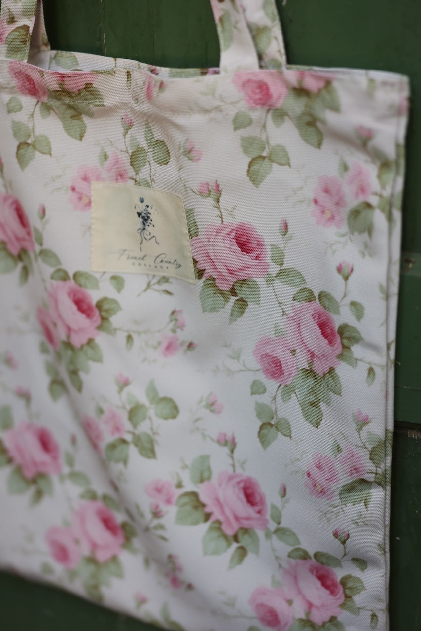 Exclusive Vintage Floral Tote - Garden Roses